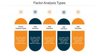 Factor Analysis Types Ppt Powerpoint Presentation Ideas Deck Cpb