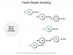 Factor based investing ppt powerpoint presentation infographic template sample cpb