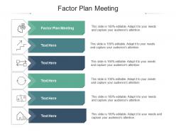 Factor plan meeting ppt powerpoint presentation professional influencers cpb
