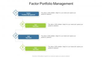 Factor Portfolio Management In Powerpoint And Google Slides Cpb