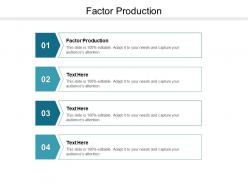 Factor production ppt powerpoint presentation portfolio skills cpb