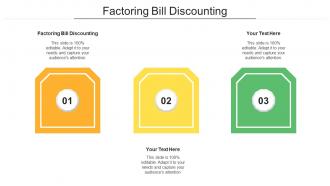 Factoring Bill Discounting Ppt Powerpoint Presentation Portfolio Clipart Cpb