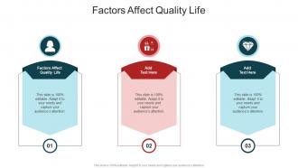 Factors Affect Quality Life In Powerpoint And Google Slides Cpb