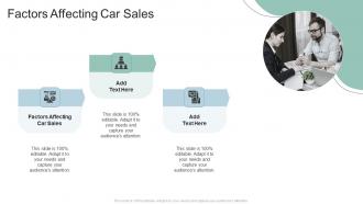 Factors Affecting Car Sales In Powerpoint And Google Slides Cpb