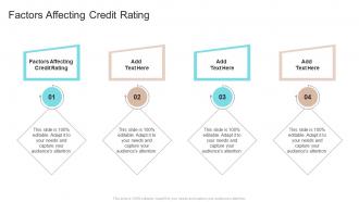 Factors Affecting Credit Rating In Powerpoint And Google Slides Cpb