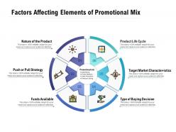 Factors Affecting Elements Of Promotional Mix