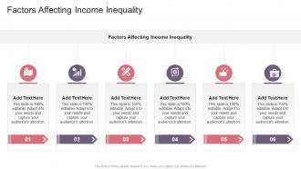 Factors Affecting Income Inequality In Powerpoint And Google Slides Cpb