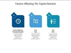 Factors affecting per capita demand ppt powerpoint presentation ideas picture cpb