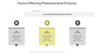 Factors Affecting Pharmaceutical Products In Powerpoint And Google Slides Cpb