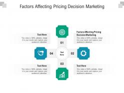 Factors affecting pricing decision marketing ppt powerpoint presentation slides ideas cpb