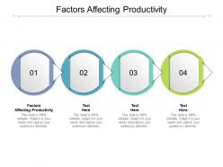 Factors affecting productivity ppt powerpoint presentation outline files cpb