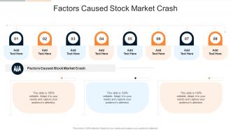 Factors Caused Stock Market Crash In Powerpoint And Google Slides Cpb