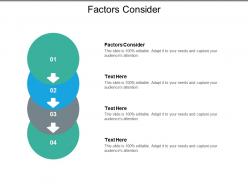 Factors consider ppt powerpoint presentation portfolio design ideas cpb