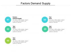 Factors demand supply ppt powerpoint presentation outline designs cpb