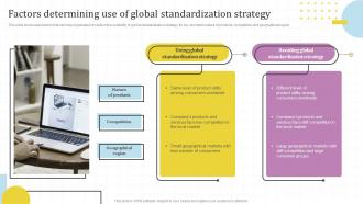 Factors Determining Use Of Global Global Market Assessment And Entry Strategy For Business Expansion