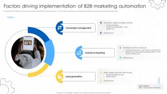 Factors Driving Implementation Of B2b Marketing Automation