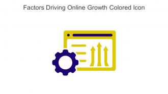 Factors Driving Online Growth Colored Icon In Powerpoint Pptx Png And Editable Eps Format