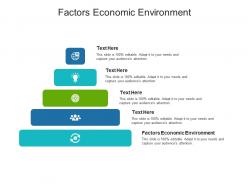 Factors economic environment ppt powerpoint presentation infographics file formats cpb
