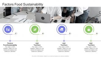 Factors Food Sustainability In Powerpoint And Google Slides Cpb