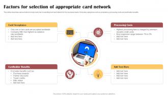 Factors For Selection Of Appropriate Card Network