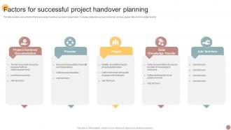 Factors For Successful Project Handover Planning