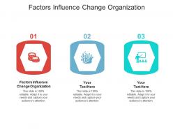 Factors influence change organization ppt powerpoint presentation file visuals cpb