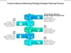 Factors influence marketing strategy strategic planning process ppt powerpoint presentation professional cpb
