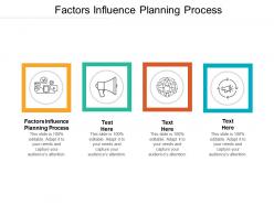 Factors influence planning process ppt powerpoint presentation designs download cpb