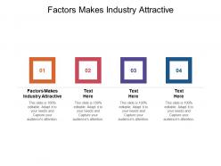 Factors makes industry attractive ppt powerpoint presentation infographic template templates cpb
