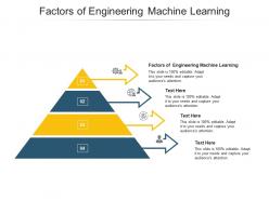 Factors of engineering machine learning ppt powerpoint presentation ideas example topics cpb