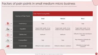 Factors Of Pain Points In Small Medium Micro Business