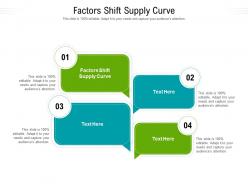 Factors shift supply curve ppt powerpoint presentation show background designs cpb