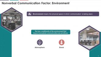 Factors That Impact Nonverbal Communication With Activity Training Ppt