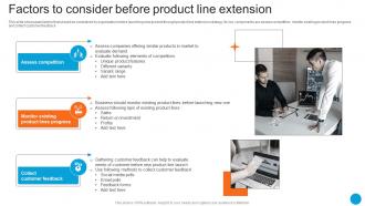 Factors To Consider Before Product Line Extension Product Diversification Strategy SS V