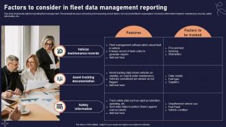 Factors To Consider In Fleet Data Management Reporting