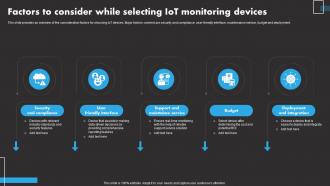 Factors To Consider While IoT Remote Asset Monitoring And Management IoT SS