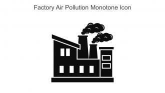 Factory Air Pollution Monotone Icon In Powerpoint Pptx Png And Editable Eps Format