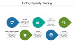 Factory capacity planning ppt powerpoint presentation infographics deck cpb