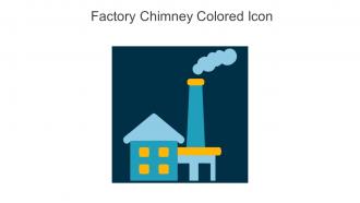 Factory Chimney Colored Icon In Powerpoint Pptx Png And Editable Eps Format