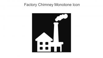 Factory Chimney Monotone Icon In Powerpoint Pptx Png And Editable Eps Format