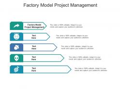 Factory model project management ppt powerpoint presentation professional icons cpb