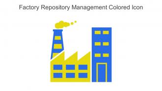 Factory Repository Management Colored Icon In Powerpoint Pptx Png And Editable Eps Format
