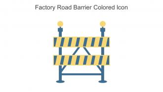 Factory Road Barrier Colored Icon In Powerpoint Pptx Png And Editable Eps Format