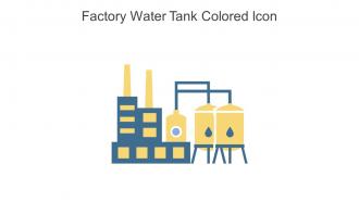 Factory Water Tank Colored Icon In Powerpoint Pptx Png And Editable Eps Format