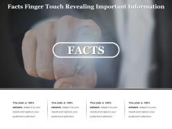 Facts Finger Touch Revealing Important Information