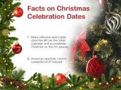 Facts on christmas celebration dates