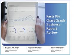 Facts pie chart graph business report review