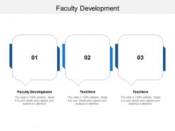 Faculty development ppt powerpoint presentation professional format ideas cpb