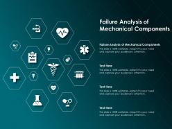 Failure analysis of mechanical components ppt powerpoint presentation layouts