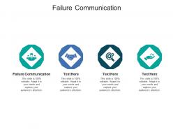 Failure communication ppt powerpoint presentation pictures guidelines cpb